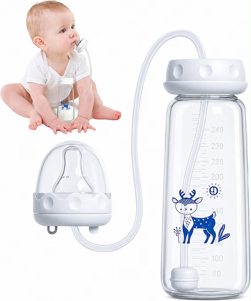 Hands Free Feeding Bottle
