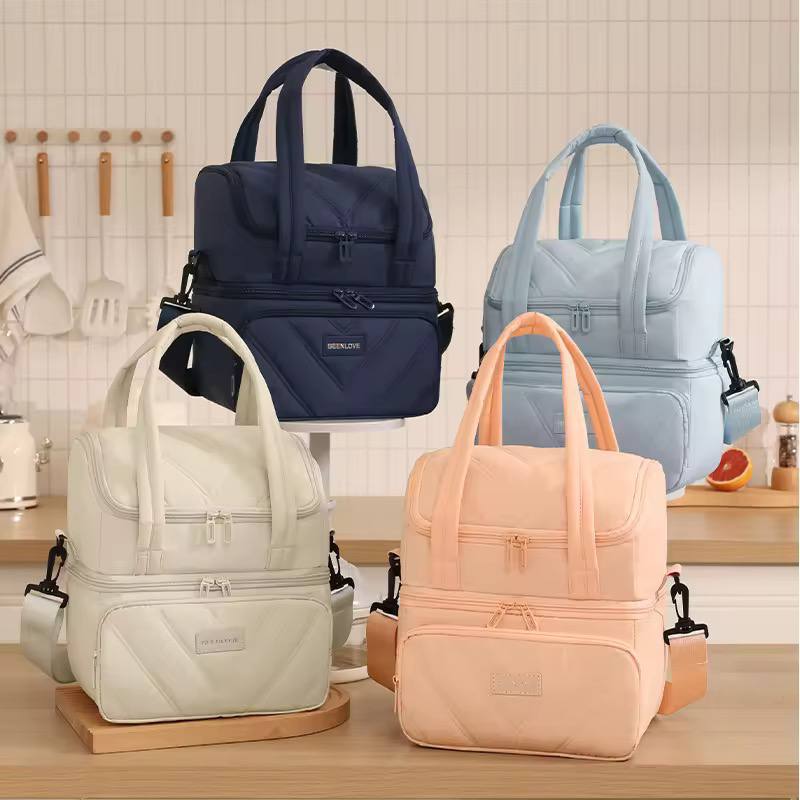 Dual Zipper lunch bag