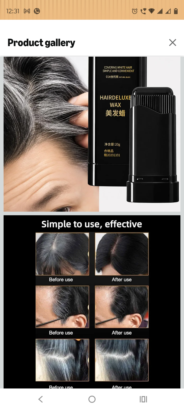 2 in 1 Hair Colour Stick